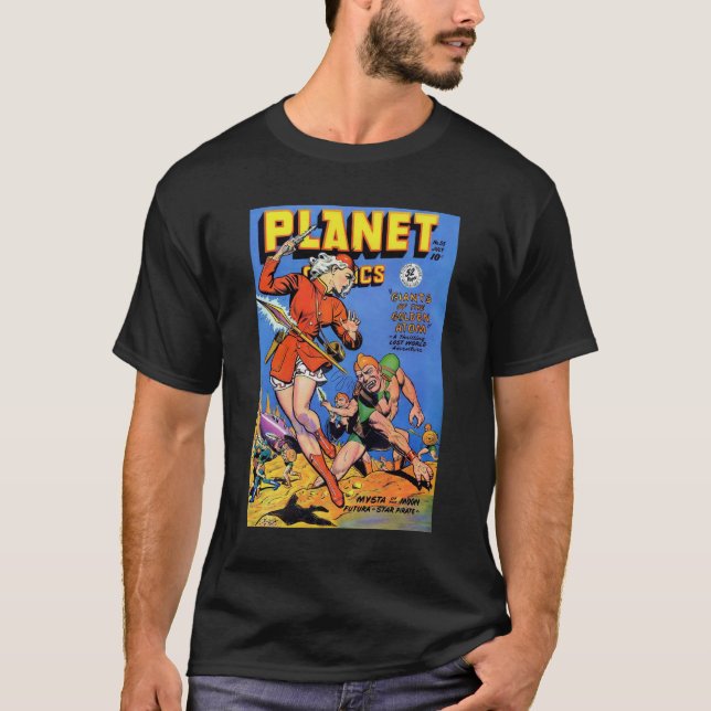 Camiseta O cobrir das Histórias em quadrinhos planetárias # (Frente)