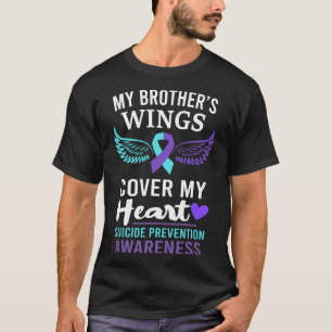 Camiseta O Cobrir do Coração do Coração do Meu Irmão Sensib