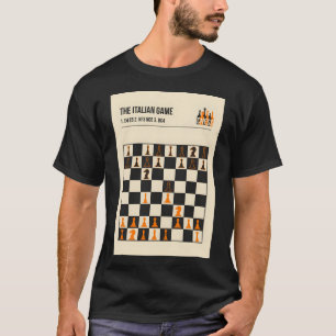 Camiseta O Cobrir Do Livro De Artes Do Jogo Italiano Abre P