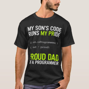 Camiseta O Código do Meu Filho Faz a Minha Orgulho