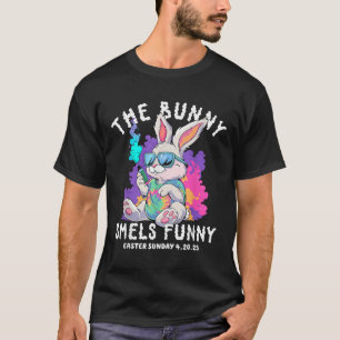 Camiseta O Coelhinho Cheira Engraçada Páscoa Domingo 4 20 2