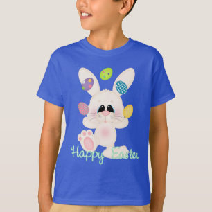 Camiseta O coelhinho da Páscoa caçoa o t-shirt do feriado