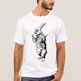 Camiseta O coelho branco - coberto