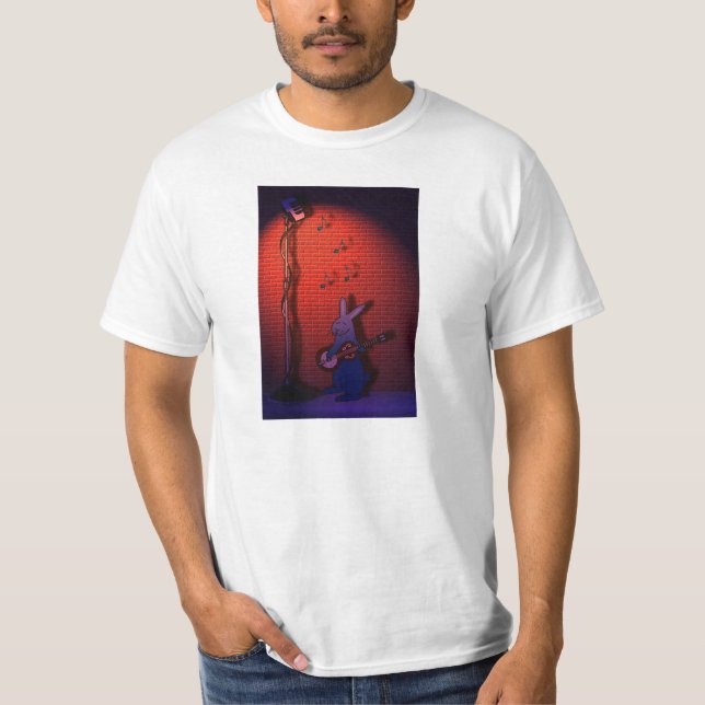 CAMISETA O COELHO CANTA OS AZUIS (Frente)