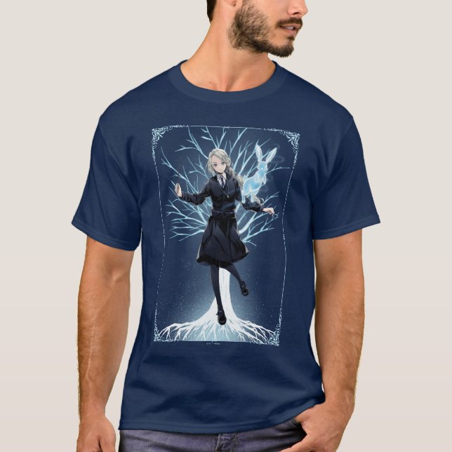 Camiseta O Coelho da Anime Luna Lovegood Patronus (Frente)
