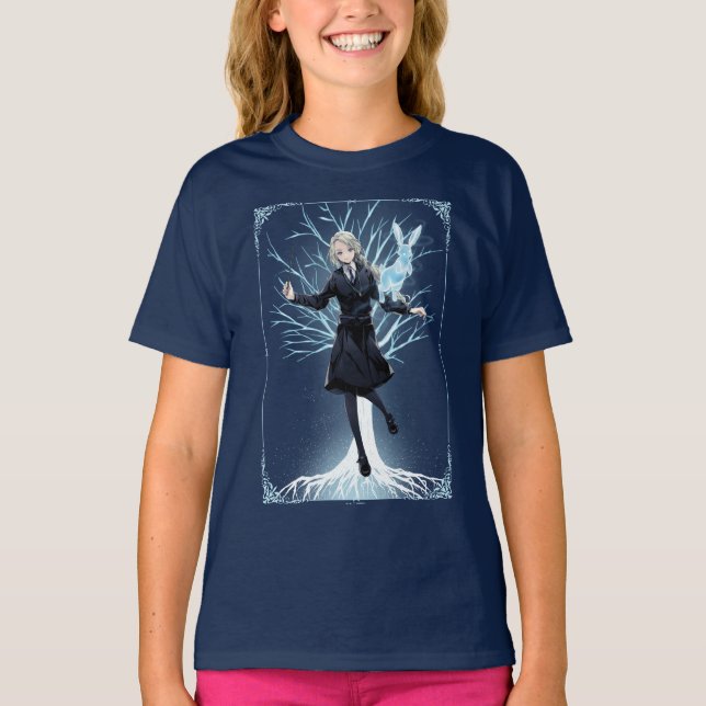 Camiseta O Coelho da Anime Luna Lovegood Patronus (Frente)