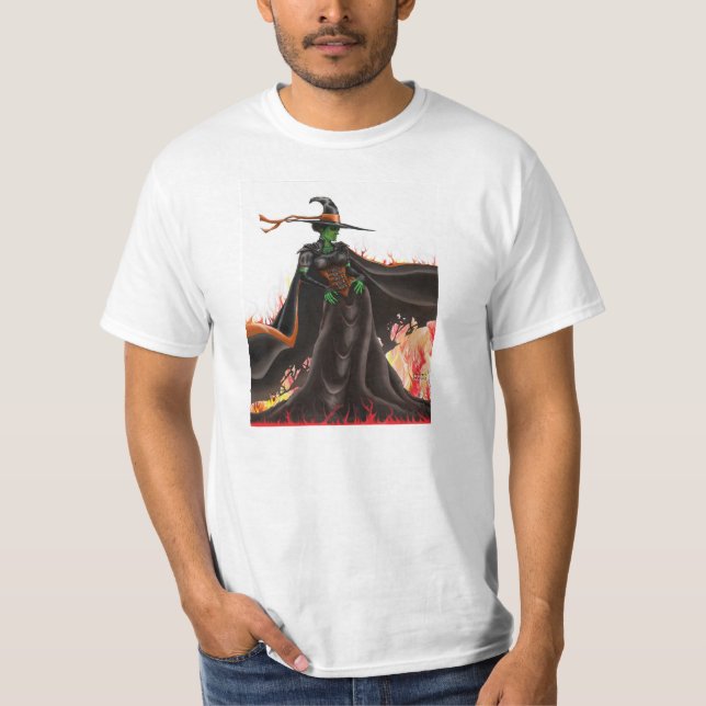 Camiseta O COFRE FORTE VIAJA bruxa (Frente)
