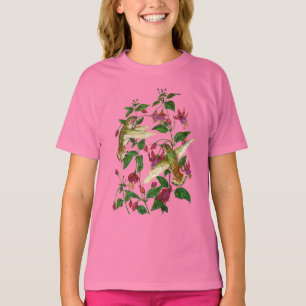 Camiseta O colibri de Allan com Fuschia