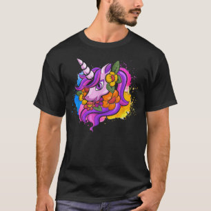 Camiseta O Colorido Animal Magical Unicorn Lover Fairytale