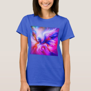 Camiseta O Colorido Anjo Tempestuoso na Frente de uma SS Az
