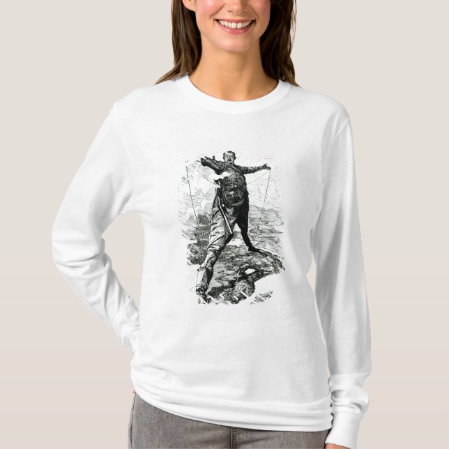 Camiseta O colosso do Rodes do perfurador (Frente)