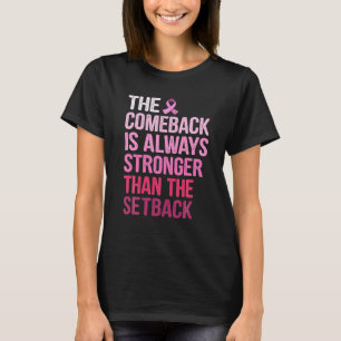 Camiseta O Comeback É Sempre Mais Forte Do Que O Retorno