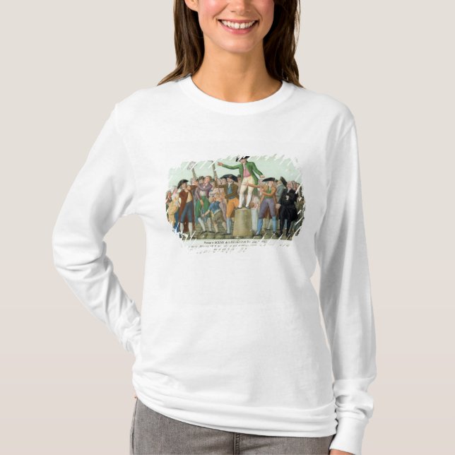 Camiseta O começo da Revolução Francesa (Frente)