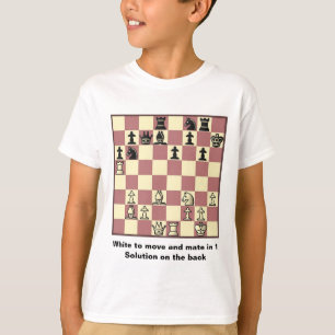 Camiseta O companheiro da xadrez em 1 quebra-cabeça #4