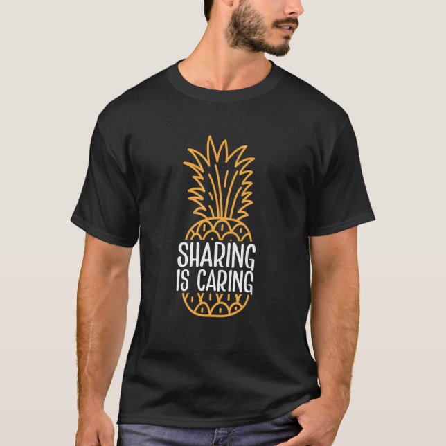 Camiseta O Compartilhamento É O Compartimento Que Leva O An (Frente)
