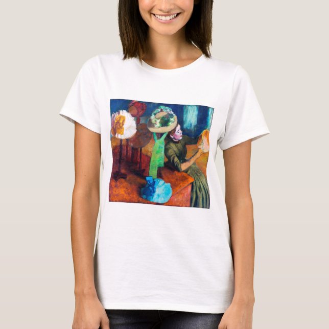 Camiseta O Compro Millinery, Edgar Degas (Frente)