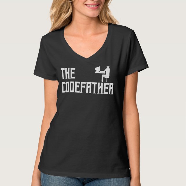 Camiseta O Computador Programador Codificador Codificador d (Frente)