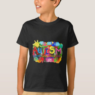 Camiseta O conceito de conscientização do Autismo de Brusha