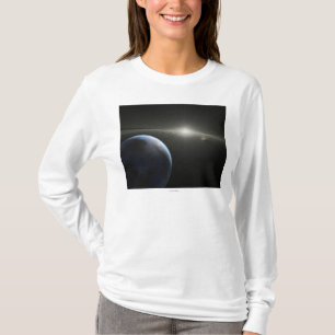 Camiseta O conceito do artista de uma fotografia astróide