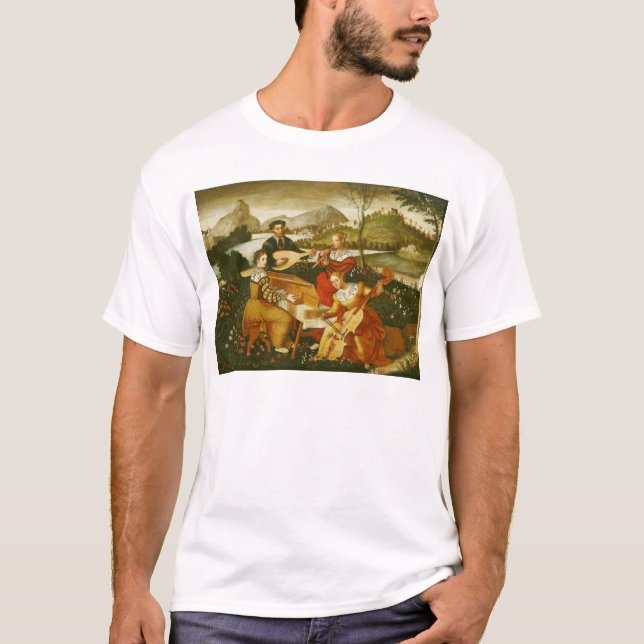 Camiseta O concerto exterior (Frente)