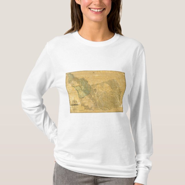 Camiseta O condado de Alameda Califórnia (Frente)