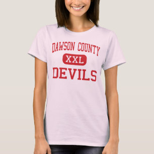 Camiseta O Condado de Dawson - diabos - alto - Glendive