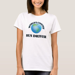 Camiseta O condutor de autocarro o mais fresco do mundo