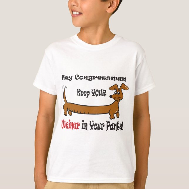 Camiseta O Congressista Weiner (Frente)