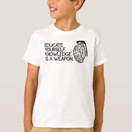 Camiseta O conhecimento é uma arma