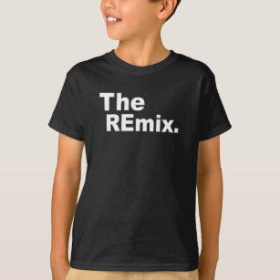 Camiseta O conjunto de famílias de remix correspondente