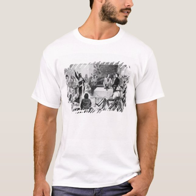 Camiseta O Conselho de Bull de assento, 1877 (Frente)