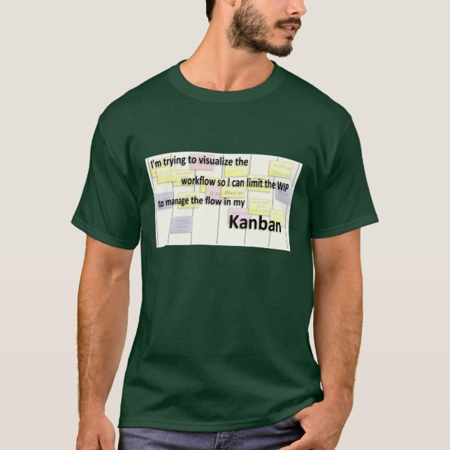 Camiseta O conselho de Kanban ágil (Frente)
