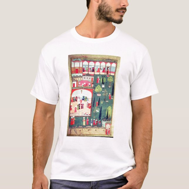 Camiseta O Conselho de Ministros no palácio de Topkapi (Frente)