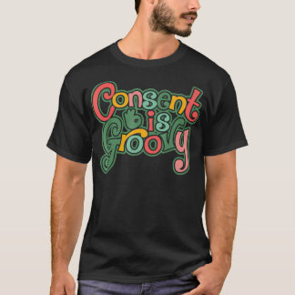 Camiseta O Consentimento é Groovy Gypsie Vintage Style 70s 