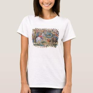 Camiseta O cônsul romano Atilius Subdues o Serpe africano
