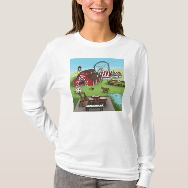 Camiseta O conto Justo-y do âmbar (Frente)