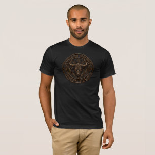 Camiseta O Controle é Ver a Oportunidade Touro de Brasa E