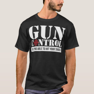 Camiseta O controlo de armas está a atingir o seu segundo 
