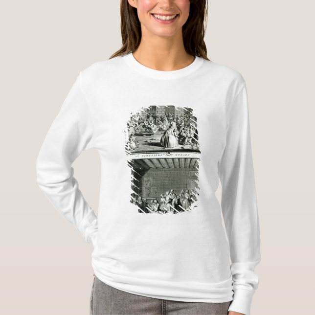 Camiseta O Convulsionaries do cemitério da paróquia (Frente)