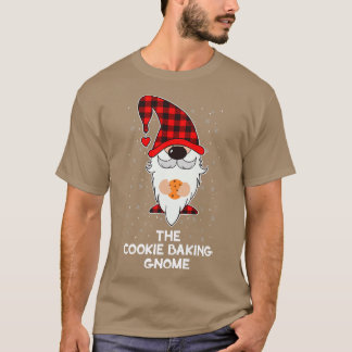 Camiseta O Cookie Baking Gnomo Xadrez Lover Xmas Baker Nem