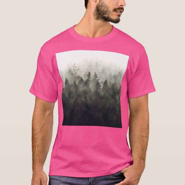 Camiseta O Coração Da Minha Montanha Verde Romantasy Mo (Frente)