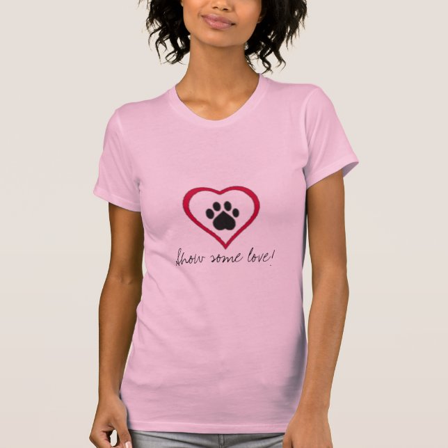 Camiseta O coração de AAHS, mostra algum amor! (Frente)