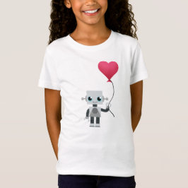 Camiseta o coração do robô