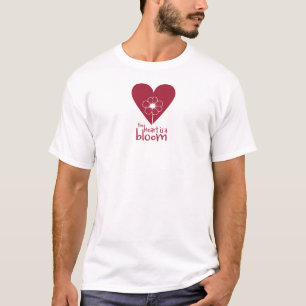 Camiseta O Coração é um Bloom T