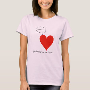 Camiseta O coração fala