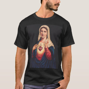 Camiseta O Coração Imaculado de Maria