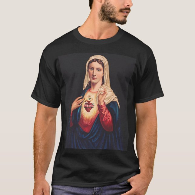 Camiseta O Coração Imaculado de Maria (Frente)