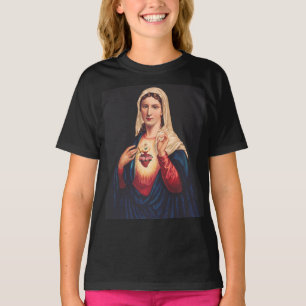 Camiseta O Coração Imaculado de Maria