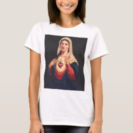 Camiseta O Coração Imaculado de Maria