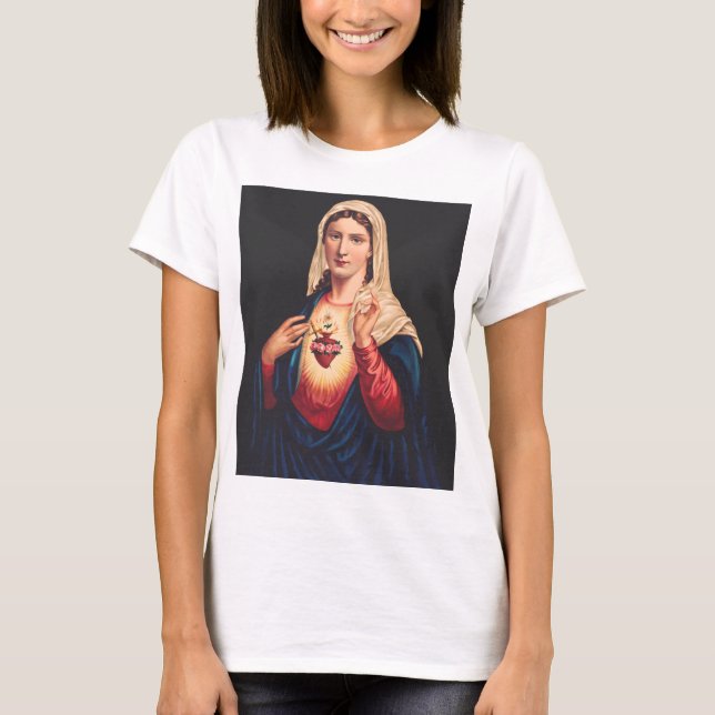 Camiseta O Coração Imaculado de Maria (Frente)